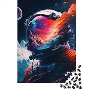 1000-Piece Jigsaw Puzzle for Adults, Space Is Wild, 52x38cm/1000pcs, A Calm After-work Activity; White Card Pieces with Reduced Dust