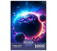 1000 Piece Jigsaw Puzzle for Adults Space Planet Galaxy Adult Jigsaw Puzzle Toy Wall Decor Precision Cutting Unique Gifts for Birthday And Christmas 38x26cm/1000pcs