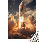 1000 Piece Jigsaw Puzzle for Adults Space Shuttle Launch Poster Jigsaw for Adults Hands-on Game Improve Memory Birthday And Unique Gifts 70x50cm/1000pcs