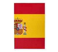 1000 Piece Jigsaw Puzzle for Adults,Spanish Flag, Puzzles with Letters on Back, Challenging Puzzle for Game Night Home Décor, 19.7 x 29.5