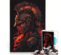 1000 Piece Jigsaw Puzzle for Adults Spartan Roman Warrior, Relaxing Games, Difficult And Challenge, Unique Birthday And Gifts 50x75cm