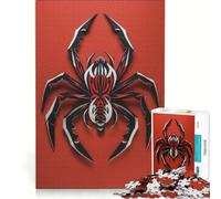 1000 Piece Jigsaw Puzzle for Adults Spider Flat Paper Craft, Anti-Stress Toys, Difficult Challenge, Deal As Gifts for The Whole Family 38x26cm