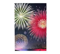 1000 Piece Jigsaw Puzzle for Adults,Splendid Fireworks, Puzzles with Letters on Back, Challenging Puzzle for Game Night Home Décor, 19.7 x 29.5