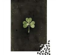 1000 Piece Jigsaw Puzzle for Adults, St Patricks Day Clover, 52x38cm/1000pcs, Thoughtful Gift Idea, Winter Home Activity And Evening Downtime