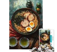 1000 Piece Jigsaw Puzzle for Adults Still Life Ramen Painting Puzzles for Adults Brain Teaser Game Precision Cutting for Is Ideal As A Gifts (Size 50x75cm)