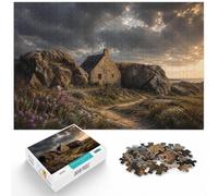 1000 Piece Jigsaw Puzzle for Adults, Stone House in Brittany | For relaxed days after Christmas: Adult jigsaw puzzle with 1000 pieces turns winter downtime into puzzle time.