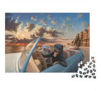 1000 Piece Jigsaw Puzzle for Adults, Stoner Doggers, 38x26cm/1000pcs, Indoor Puzzle Activity, Quiet Evening Leisure And Time at Home