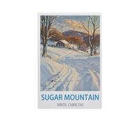 1000 Piece Jigsaw Puzzle for Adults，Sugar Mountain North Carolina，Wood Puzzle - for Adults Teens Educational Toys Gifts（75x50cm）-GA99