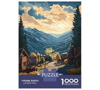 1000 Piece Jigsaw Puzzle for Adults Sun Valley, USA Landscape Jigsaw for Adults Hands-on Game Improve Memory Birthday And Unique Gifts 52x38cm/1000pcs