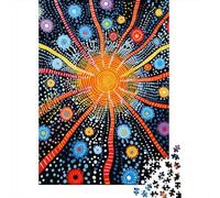 1000 Piece Jigsaw Puzzle for Adults, Sunburst Splendor, 52x38cm/1000pcs, Indoor Puzzle Activity, Quiet Evening Leisure And Time at Home