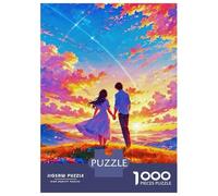 1000 Piece Jigsaw Puzzle for Adults Sunset Love Jigsaw for Adults Relaxing Games Stress Reliever Birthday And Unique Gifts 70x50cm/1000pcs
