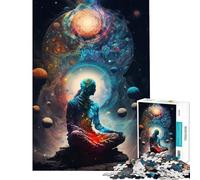 1000 Piece Jigsaw Puzzle for Adults Surreal Meditation Challenging To Complete But Fun And Humorous Relaxing Games for Ages 14 And over (50x75cm)