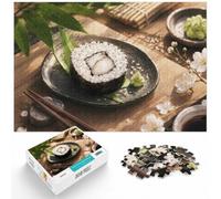 1000 Piece Jigsaw Puzzle for Adults, Sushi Roll with Chopsticks | For screen-free Christmas time: Adult jigsaw puzzle with 1000 pieces works well for shared time during the holidays.