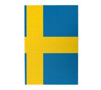 1000 Piece Jigsaw Puzzle for Adults,Swedish Flag, Puzzles with Letters on Back, Challenging Puzzle for Game Night Home Décor, 19.7 x 29.5