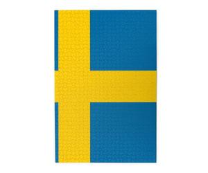 1000 Piece Jigsaw Puzzle for Adults,Swedish Flag, Puzzles with Letters on Back, Challenging Puzzle for Game Night Home Décor, 19.7 x 29.5