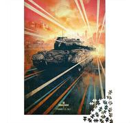 1000-Piece Jigsaw Puzzle for Adults, Tank Warfare Progetto M35, 70x50cm/1000pcs, Screen-Free Winter Activity, Home Relaxation And Cosy Evenings