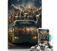1000 Piece Jigsaw Puzzle for Adults Teens African Animals 1000 Piece Jigsaw,is Ideal As Gifts for The Whole Family Suitable for And 14 (size 75x50cm)
