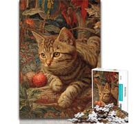 1000 Piece Jigsaw Puzzle for Adults Teens Animal Cat,Educational Games Home Decoration Birthday Present,Gifts,Wall Art (75x50cm)