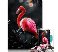 1000 Piece Jigsaw Puzzle for Adults Teens Animal Flamingo Jigsaw,Family Entertainment Toys with Matching Poster And Trivia Sheet 38x26cm