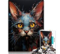1000 Piece Jigsaw Puzzle for Adults Teens Animal Foxes 1000 Pieces for Adults,Challenging Game Gifts for Is Ideal As A Gift for The Whole Family 75x50cm