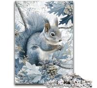 1000 Piece Jigsaw Puzzle for Adults Teens Animal Squirrel Teenager Puzzles,Perfect for Game Nights, Colorful Toy for Home Gift (38x26cm)