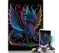 1000 Piece Jigsaw Puzzle for Adults Teens Animals Dragons 1000 Piece Puzzle,Quiz Game Wall Decoration Unique Birthday And Xmas Gifts 38x26cm
