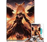 1000 Piece Jigsaw Puzzle for Adults Teens Anime Cat Girl 1000 Pieces for Adults,Challenging Game Gifts for Is Ideal As A Gift for The Whole Family 75x50cm
