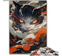 1000 Piece Jigsaw Puzzle for Adults Teens Anime Cat, Suitable for People Aged 14 And Above Challenging To Complete But Fun And Humorous Great Gift (Size 50x75cm)