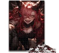 1000 Piece Jigsaw Puzzle for Adults Teens Anime Demon Girl Vibrant And Unique Design Relaxing & Challenging Puzzle Experience 50x75cm