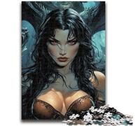 1000 Piece Jigsaw Puzzle for Adults Teens Anime Dragon Girl 1000 Piece Puzzle,Classic Educational Games Beautiful Decoration (38x26cm)