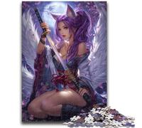 1000 Piece Jigsaw Puzzle for Adults Teens Anime Fox Girl Vibrant And Unique Design Relaxing & Challenging Puzzle Experience 50x75cm