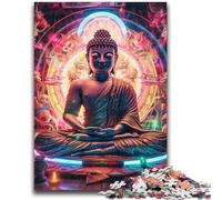 1000 Piece Jigsaw Puzzle for Adults Teens Art Buddha Jigsaw,Family Entertainment Toys with Matching Poster And Trivia Sheet (50x75cm)