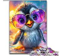 1000 Piece Jigsaw Puzzle for Adults Teens Baby Penguin, Toys Educational Games Stress Relieving Wall Decoration (size 26x38cm)