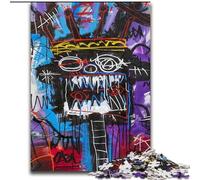 1000 Piece Jigsaw Puzzle for Adults Teens Basquiat-style Child, Decompressing Intellectual Educational Toy Is Ideal As Gifts for The Whole Family (Size 26x38cm)
