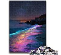 1000 Piece Jigsaw Puzzle for Adults Teens Beach Milky Way Night View 1000 Piece Jigsaw,Learning Educational Toys Family Games Unique Birthday And Gifts (38x26cm)