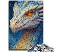 1000 Piece Jigsaw Puzzle for Adults Teens Beautiful Dragon with Sparkling Galaxy Help The Brain Exercise Addictive Toys to Cultivate Patience Parent-child Interaction 26x38cm