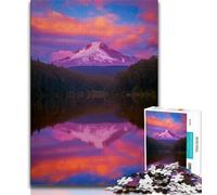 1000 Piece Jigsaw Puzzle for Adults Teens Beautiful Mountain River,Challenging Game And Family Play Educational Game for Birthday,Chrismas (38x26cm)