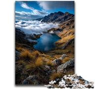 1000 Piece Jigsaw Puzzle for Adults Teens Beautiful Mountains And Lakes Challenging To Complete But Fun And Humorous Unique Birthday And Gifts 26x38cm