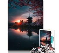 1000 Piece Jigsaw Puzzle for Adults Teens Beautiful Mountains And Lakes,Help The Brain Exercise Addictive Toys to Cultivate Patience Wall Decoration (38x26cm)