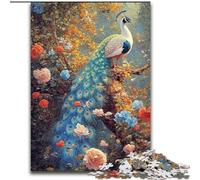1000 Piece Jigsaw Puzzle for Adults Teens Beautiful Peacock, for Educational Game Challenge Toy Unique Home Decor And Gifts (size 26x38cm)