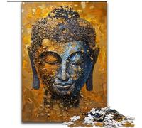 1000 Piece Jigsaw Puzzle for Adults Teens Buddha Oil Painting,Help The Brain Exercise Addictive Toys to Cultivate Patience Enhance Memory 38x26cm