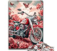 1000 Piece Jigsaw Puzzle for Adults Teens Butterfly Motorcycle Adult Puzzles,Challenging Game Gifts for Is Ideal As A Gift for The Whole Family (75x50cm)
