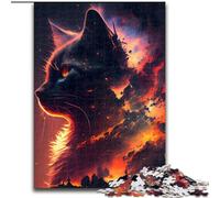 1000 Piece Jigsaw Puzzle for Adults Teens Cat, Suitable for People Aged 14 And Above Challenging To Complete But Fun And Humorous Great Gift (Size 26x38cm)