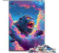 1000 Piece Jigsaw Puzzle for Adults Teens Cloud Chimp Learning Educational Toys Family Games Birthday Present, Gifts (size 50x75cm)