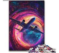 1000 Piece Jigsaw Puzzle for Adults Teens Color Plane, Toys Educational Games Stress Relieving Wall Decoration (size 26x38cm)