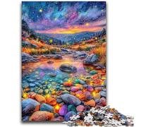 1000 Piece Jigsaw Puzzle for Adults Teens Colored Pebbles 1000 Pieces for Adults,Challenging Game for Is Ideal As A Gift for The Whole Family (75x50cm)
