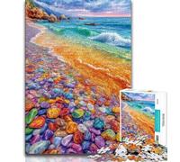 1000 Piece Jigsaw Puzzle for Adults Teens Colored Pebbles,Help The Brain Exercise Addictive Toys to Cultivate Patience Perfect Decoration (75x50cm)