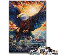 1000 Piece Jigsaw Puzzle for Adults Teens Colorful Art Eagle 1000 Piece Puzzle,Quiz Game Wall Decoration Unique Birthday And Xmas Gifts (50x75cm)