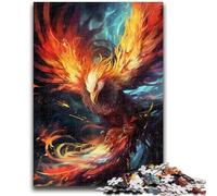 1000 Piece Jigsaw Puzzle for Adults Teens Colourful Phoenix Bird Challenging To Complete But Fun And Humorous Unique Birthday And Gifts 26x38cm