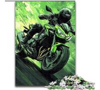 1000 Piece Jigsaw Puzzle for Adults Teens Cool Motorcycle, Help The Brain Exercise Addictive Toys to Cultivate Patience Perfect Decoration (Size 26x38cm)